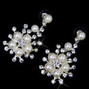 Set Of Women Girls Ladies Necklace With Earrings Wedding Engagement Prom Party Accessory Silver
