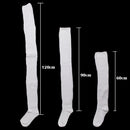 Women Casual Workout Boots Wear Bubble Loose Leg Warmer Slouch Socks Winter Stockings 1 Pair White 23inch