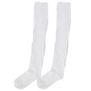 Women Casual Workout Boots Wear Bubble Loose Leg Warmer Slouch Socks Winter Stockings 1 Pair White 47inch