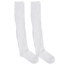 Women Casual Workout Boots Wear Bubble Loose Leg Warmer Slouch Socks Winter Stockings 1 Pair White 47inch