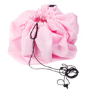 150cm Portable Kids Toy Packaging Organiser Storage Bag Play Mat Pink