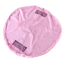 150cm Portable Kids Toy Packaging Organiser Storage Bag Play Mat Pink