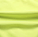 Fashionable Low Rise Full Lined Highly Elastic Polyamide Fabric Bikini Swimwear Swimsuit Greenish Yellow S