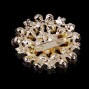 Women Girls Ladies Fashionable Crystal Faux Pearl Brooch Pin Wedding Bridal Supplies