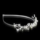 Women Girls Ladies Fashionable Crystal Faux Pearls Headband Tiara Crown Wedding Bridal Party Supplies