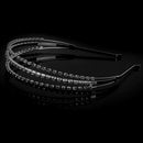 Women Girls Ladies Three Rows Rhinestone Tiara Hairband Wedding Party Supplies