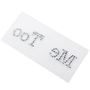 Cute Fashionable Rhinestone Me Too Shoe Sticker Wedding Birthday Party Ornaments