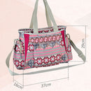 Set Of Baby Toddler Big Bag + Small Bag + Diaper Changing Pad + Bottle Holder Bag + Trolley Lanyard Red