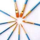 10pcs Assorted Size Paint Brushes for Artist Painting Hobby Models Craft professional
