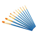 10pcs Assorted Size Paint Brushes for Artist Painting Hobby Models Craft professional