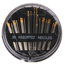 30Pcs Assorted Hand Sewing Needles Embroidery Mending Craft Quilting