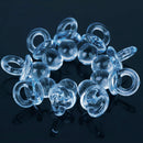 50pcs Mini Blue Pacifiers Baby Shower Favor For Party Decoration Bag Filler