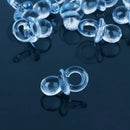 50pcs Mini Blue Pacifiers Baby Shower Favor For Party Decoration Bag Filler