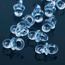 50pcs Mini Blue Pacifiers Baby Shower Favor For Party Decoration Bag Filler