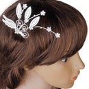 Women Girls Ladies Fashionable Flower Crystal Rhinestone Hair Comb Hair Accessory Wedding Party Supplies