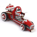 Vintage Racing Car Model Tin Toy Collectible Gift With Wind Up Key Kids Educational Mobility Developmental Toy Gift Red