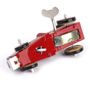 Vintage Racing Car Model Tin Toy Collectible Gift With Wind Up Key Kids Educational Mobility Developmental Toy Gift Red