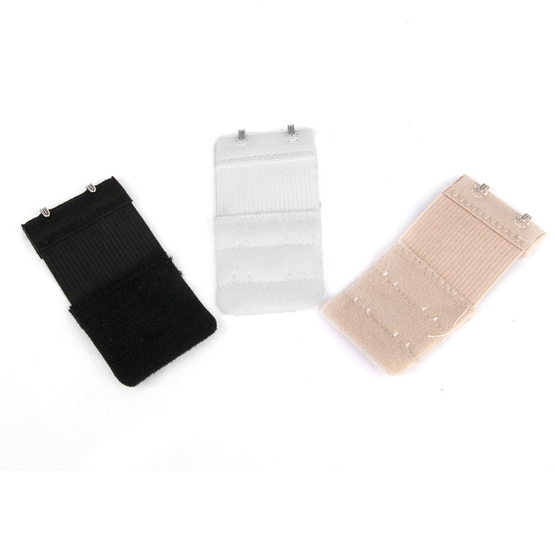 Women's Comfortable Bra Extenders Band Bra Extension Straps 2 Rows 2Hooks