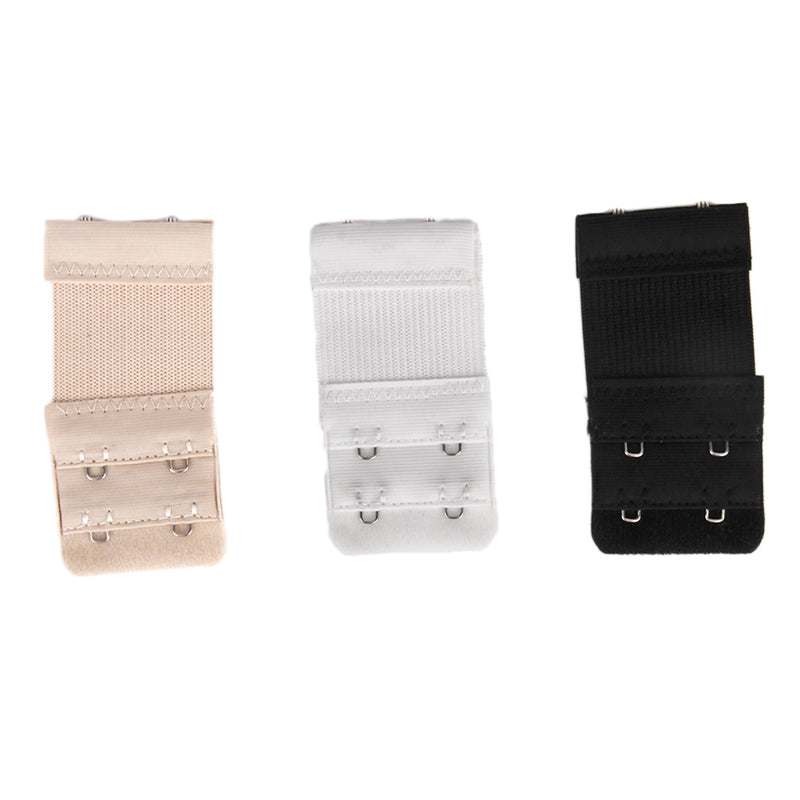 Women's Comfortable Bra Extenders Band Bra Extension Straps 2 Rows 2Hooks