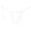 Bridal Wedding Prom Dress Beaded Rhinestone Bra Straps One Pair