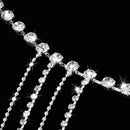 Bridal Wedding Prom Dress Beaded Rhinestone Bra Straps One Pair