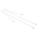 Bridal Wedding Prom Dress Crystal Rhinestone Bra Straps One Pair