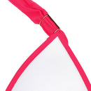 Women Girls Ladies Elastic Comfortable One Side Cut Tie At Neck Bikini Swimsuit Swimwear XL Red