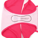 Women Girls Ladies Elastic Comfortable One Side Cut Tie At Neck Bikini Swimsuit Swimwear XL Red