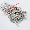 100 Antique Tibetan Silver Charms Spacer Beads DIY Jewelry Bracelet Findings