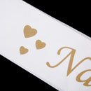 Satin Ribbon Nanny To Be Writing Sash Baby Shower Party Supplies