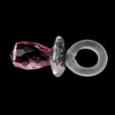 Crystal Elegant Pacifier Wedding Birthday Party Supplies Pink And Clear