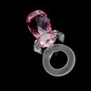 Crystal Elegant Pacifier Wedding Birthday Party Supplies Pink And Clear