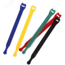 Nylon Straps Fastener Cable Tie Wire Hook and Loop Organiser 5pcs 5 Colors