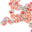 1 Set of 100PCS Mixed Colors 15mm Drawing Printing Round Buttons For Scrapbooking Sewing Craft Project DIY Accessory