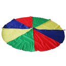 6.5 Feet 8 Handles Children Kid Rainbow Parachute Training Toy Game Colorful