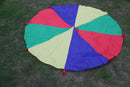 6.5 Feet 8 Handles Children Kid Rainbow Parachute Training Toy Game Colorful