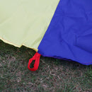 6.5 Feet 8 Handles Children Kid Rainbow Parachute Training Toy Game Colorful