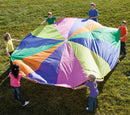 6.5 Feet 8 Handles Children Kid Rainbow Parachute Training Toy Game Colorful