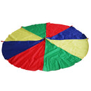 6.5 Feet 8 Handles Children Kid Rainbow Parachute Training Toy Game Colorful