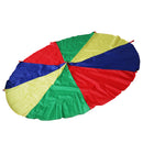 6.5 Feet 8 Handles Children Kid Rainbow Parachute Training Toy Game Colorful