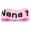 Satin Ribbon Nana To Be Writing Sash Baby Shower Party Supplies Pink