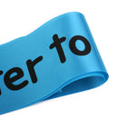Satin Ribbon Big Sister To Be Writing Sash Baby Shower Party Supplies Blue