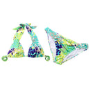 Adjustable Straps Elastic Classic Cut Floral Greenish Yellow Bikini Swim Wear Swim Suit L