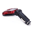 Set Of Compact Plug And Play Car MP3 Player FM Brodcast Modulator With Remote Control & 1 GB TF Card Red