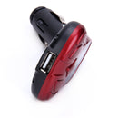 Set Of Compact Plug And Play Car MP3 Player FM Brodcast Modulator With Remote Control & 1 GB TF Card Red