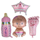 Baby Girl Shaped Balloon Foil Balloons Mylar Balloons Helium Balloons Party Decor