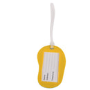 Slipper Luggage Bag Suitcase Gift Tag Name Holder Hanging Accessory Blue Background And Blue Border