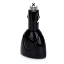 Short-circuit Protection Automatic Overload Cut Off Dual USB Ports Car Charger Adapter With Lighter Socket Black