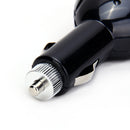 Short-circuit Protection Automatic Overload Cut Off Dual USB Ports Car Charger Adapter With Lighter Socket Black