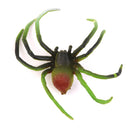 Plastic PVC Spider Model Kids Toy 12pcs Multi-color